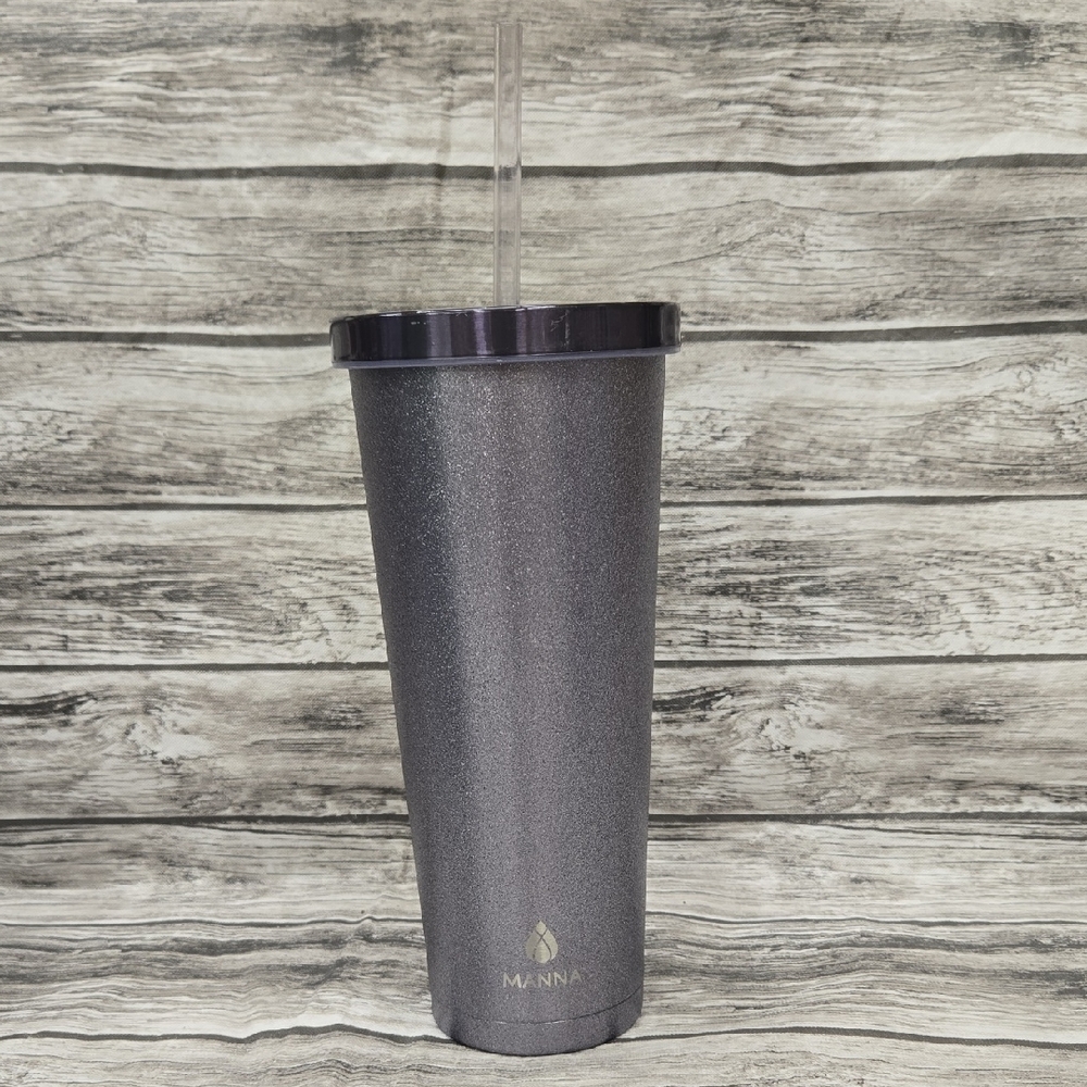 Manna Purple Glitter Tumbler